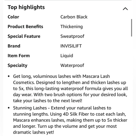 New Lash Cosmetics Vibely 4D Mascara w/ Dual Brushes For Long, Voluminous Lashes - Picture 11 of 15